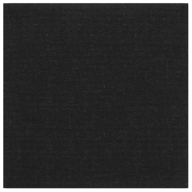 Panneaux muraux vidaxl 12 st 1,08 m² 30x30 cm tissu noir