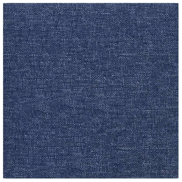 Panneaux muraux vidaxl 12 st 1,08 m² 30x30 cm tissu bleu
