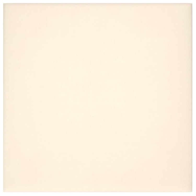 Panneaux muraux Vidaxl 12 ST 1,08 m² 30x30 cm Crème en velours -colore