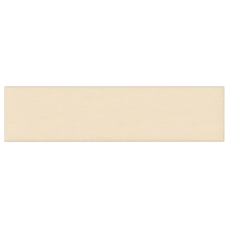 Panneaux muraux Vidaxl 12 ST 1,08 m² 60x15 cm Crème de tissu -Colore