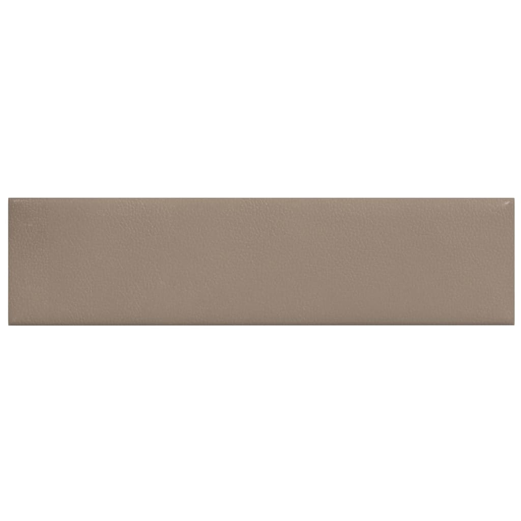 Panneaux muraux vidaxl 12 st 1,08 m² 60x15 cm art en cuir cappuccinocolide