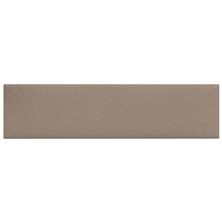 Panneaux muraux vidaxl 12 st 1,08 m² 60x15 cm art en cuir cappuccinocolide