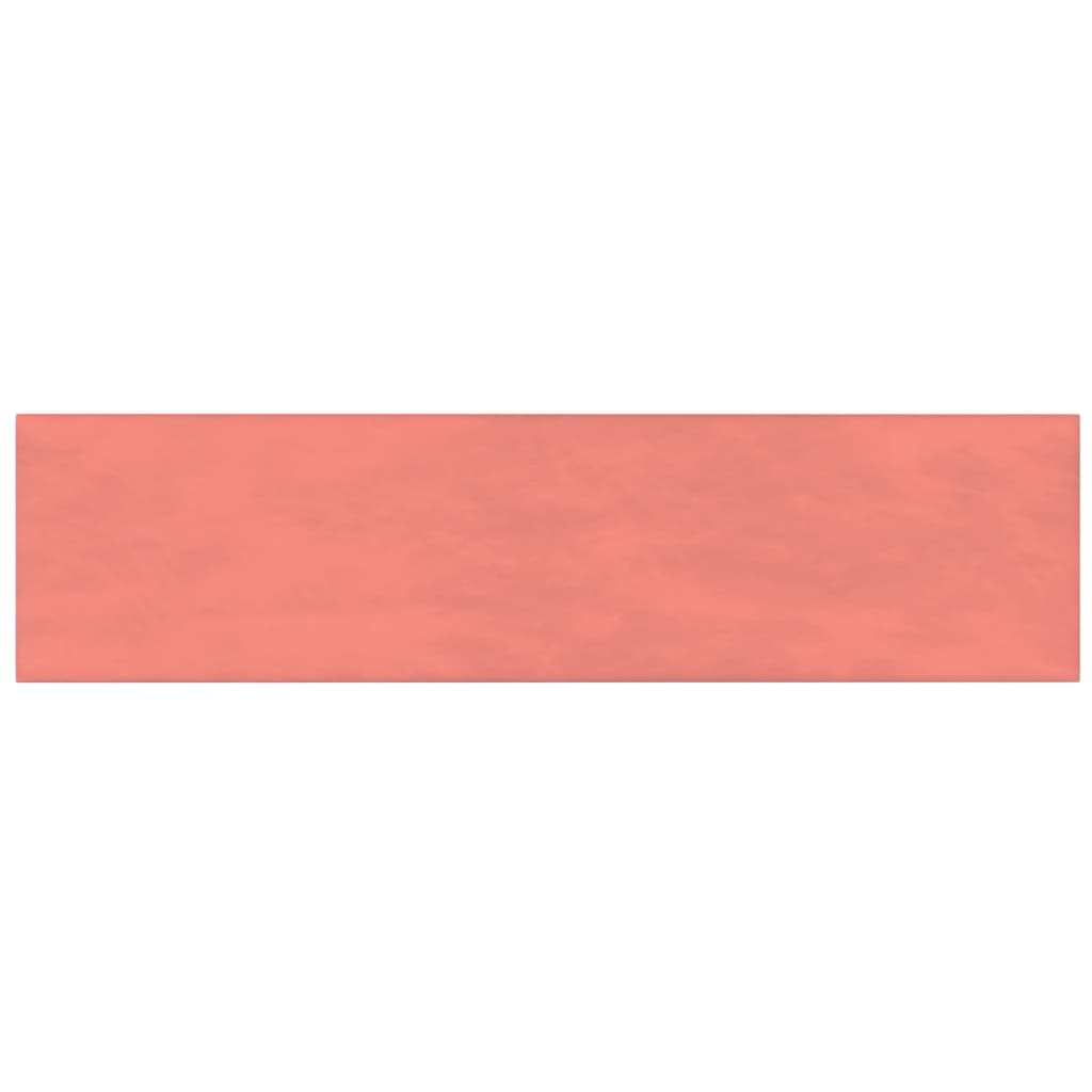 Panneaux muraux vidaxl 12 st 1,08 m² 60x15 cm en velours rose