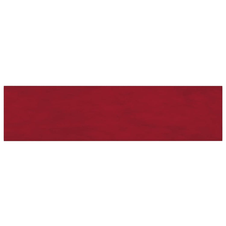 Panneaux muraux Vidaxl 12 ST 1,08 m² 60x15 cm Velvet Wine rouge