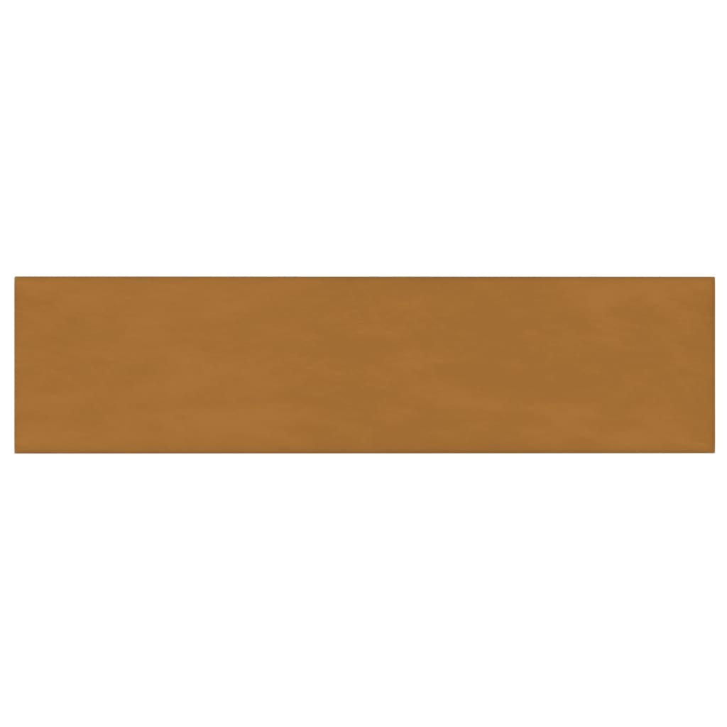 Panneaux muraux vidaxl 12 st 1,08 m² 60x15 cm en velours marron