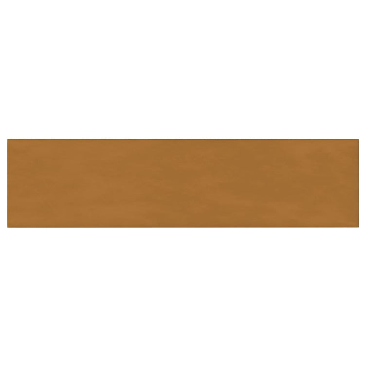 Panneaux muraux vidaxl 12 st 1,08 m² 60x15 cm en velours marron