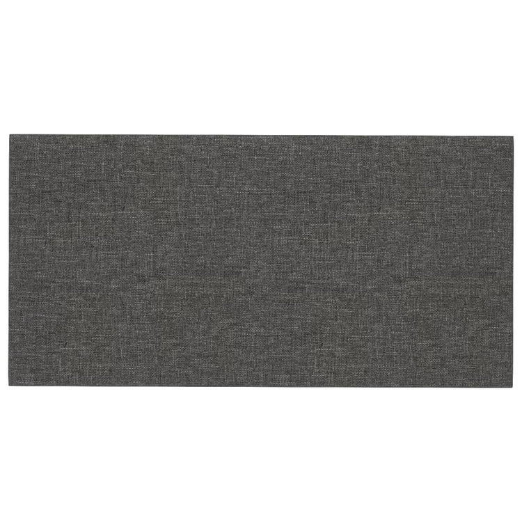 Panneaux muraux vidaxl 12 st 2,16 m² 60x30 cm tissu gris foncé