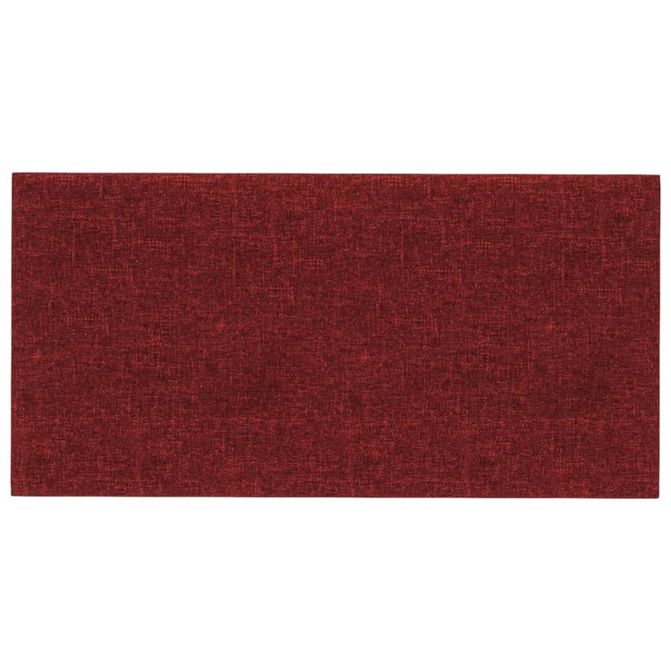 Panneaux muraux vidaxl 12 st 2,16 m² 60x30 cm de tissu rouge