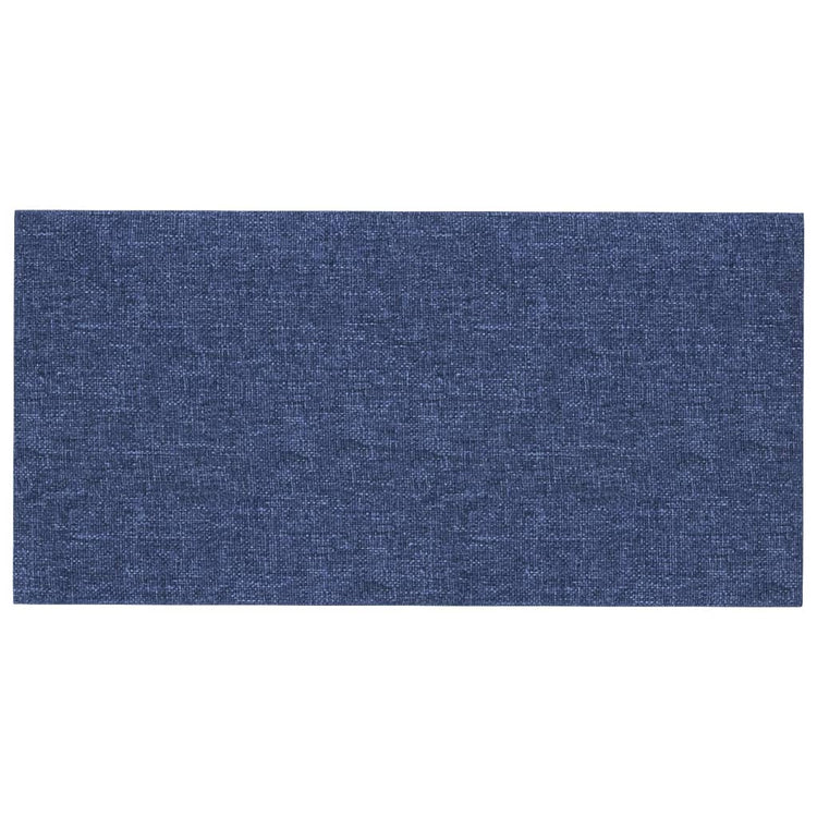 Panneaux muraux vidaxl 12 st 2,16 m² 60x30 cm tissu bleu