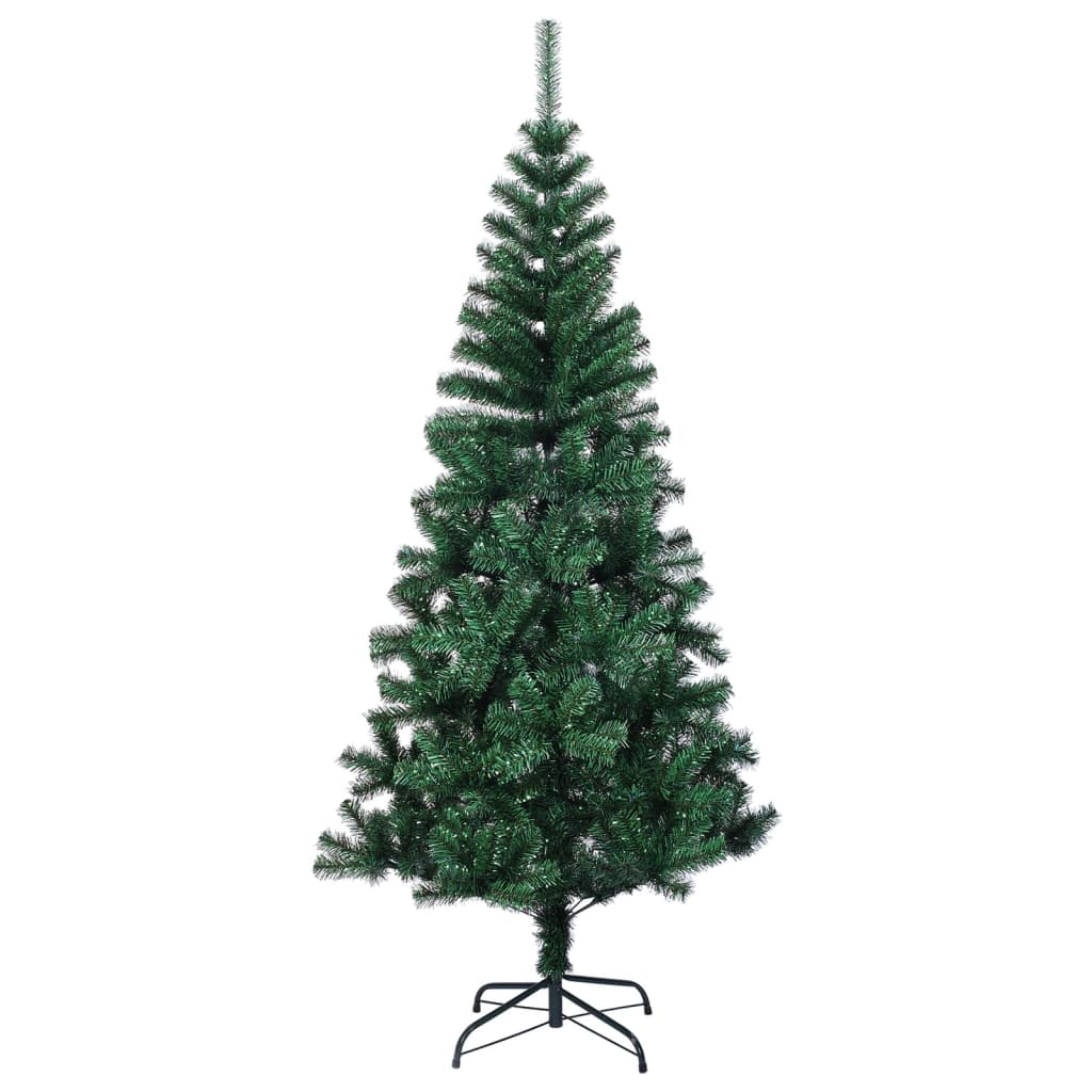Vidaxl Kunstkerstboom avec des extrémités irisées 120 cm en PVC vert