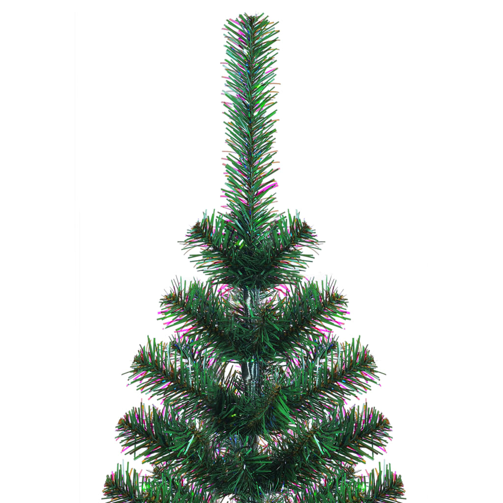 Vidaxl Kunstkerstboom avec des extrémités irisées 120 cm en PVC vert