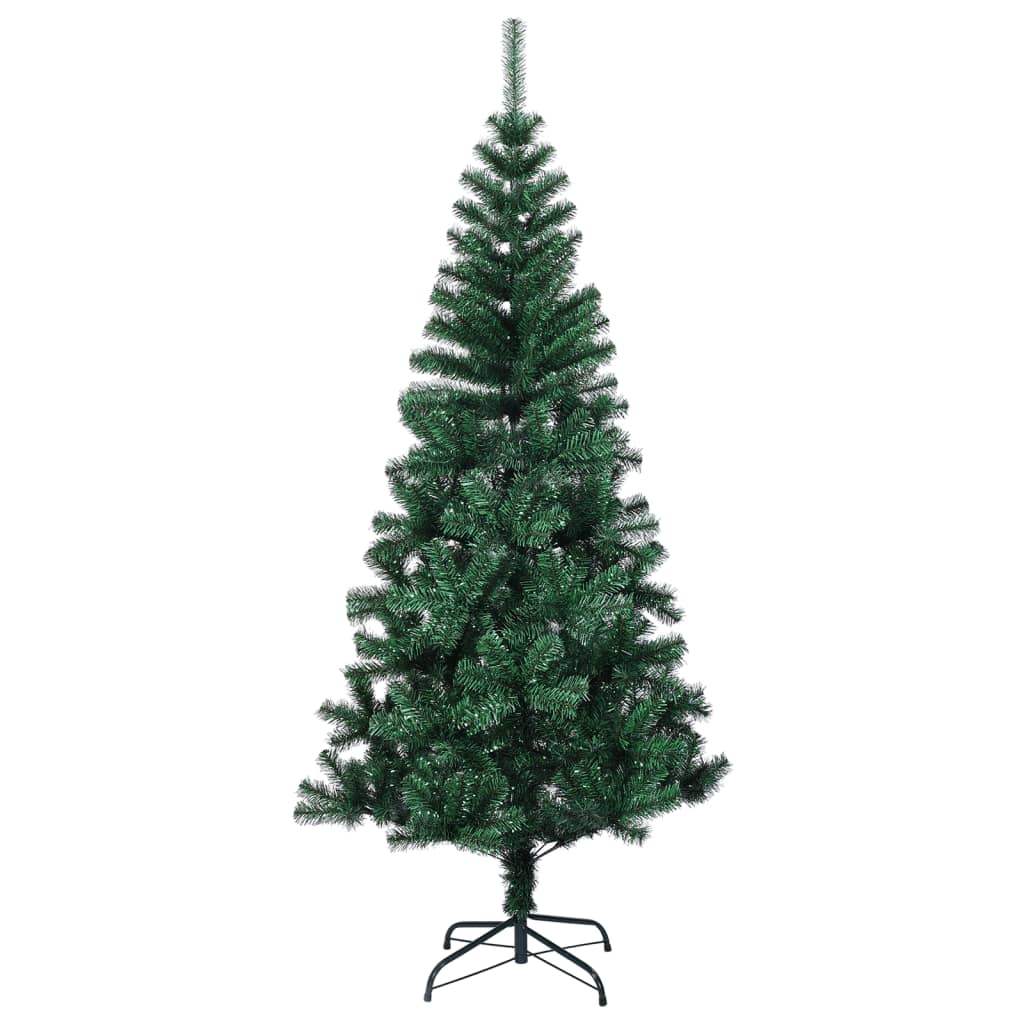 Vidaxl kunstkerstboom avec des extrémités irisées 180 cm en PVC vert