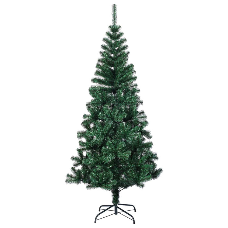 Vidaxl kunstkerstboom avec des extrémités irisées 240 cm en PVC vert