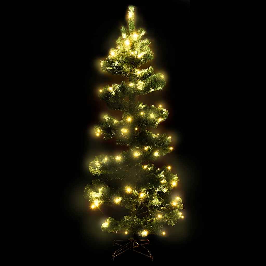 Vidaxl kunstkerstboom avec l'éclairage et le vert PVC standard de 150 cm