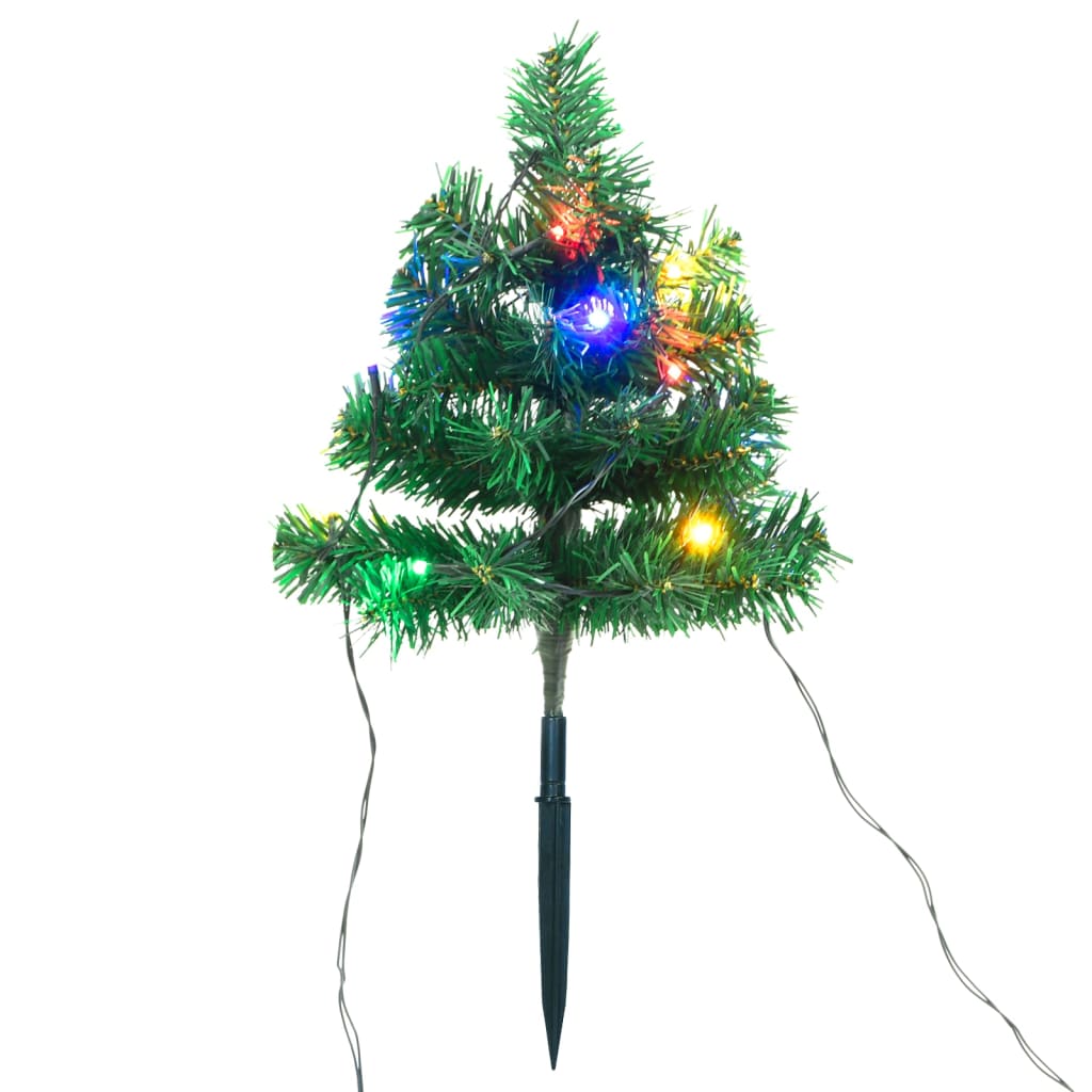 Vidaxl TUINPADKERSERS TRES 6 ST avec LED multicolore 45 cm PVC