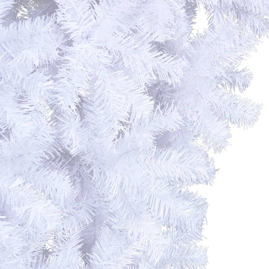 Vidaxl kunstkerstboom avec un retour inversé standard de 120 cm blanc