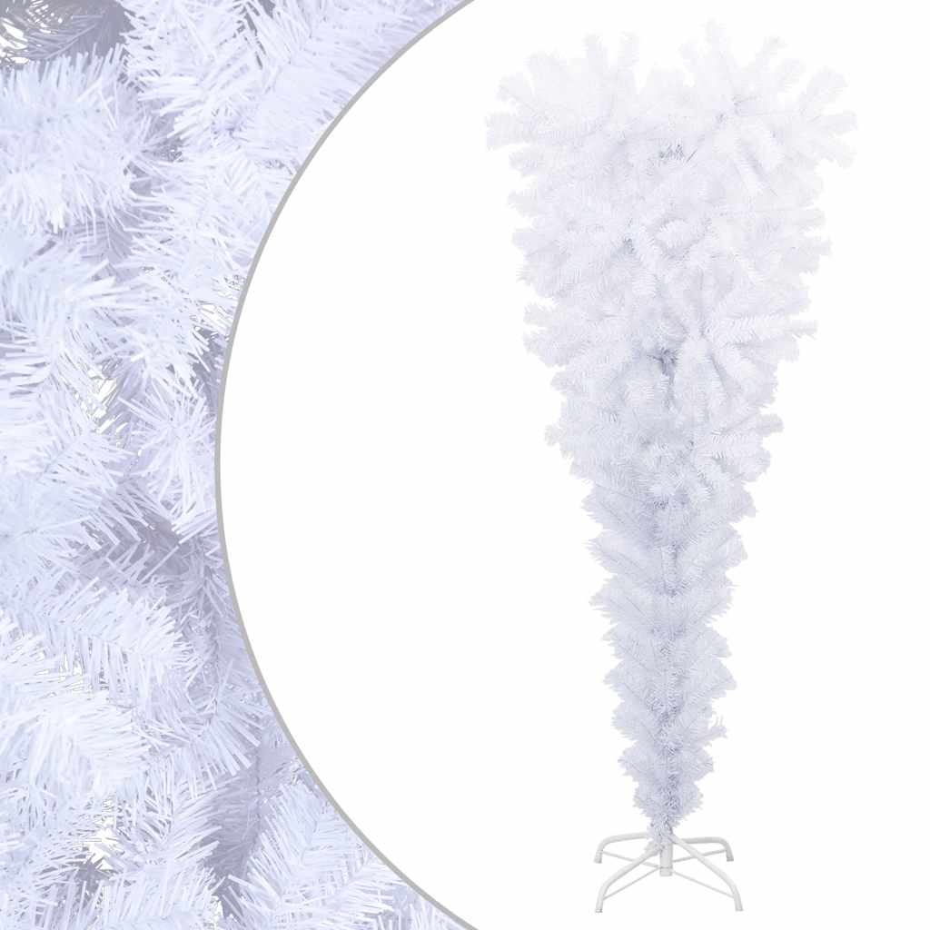 Vidaxl kunstkerstboom avec un blanc standard 150 cm blanc