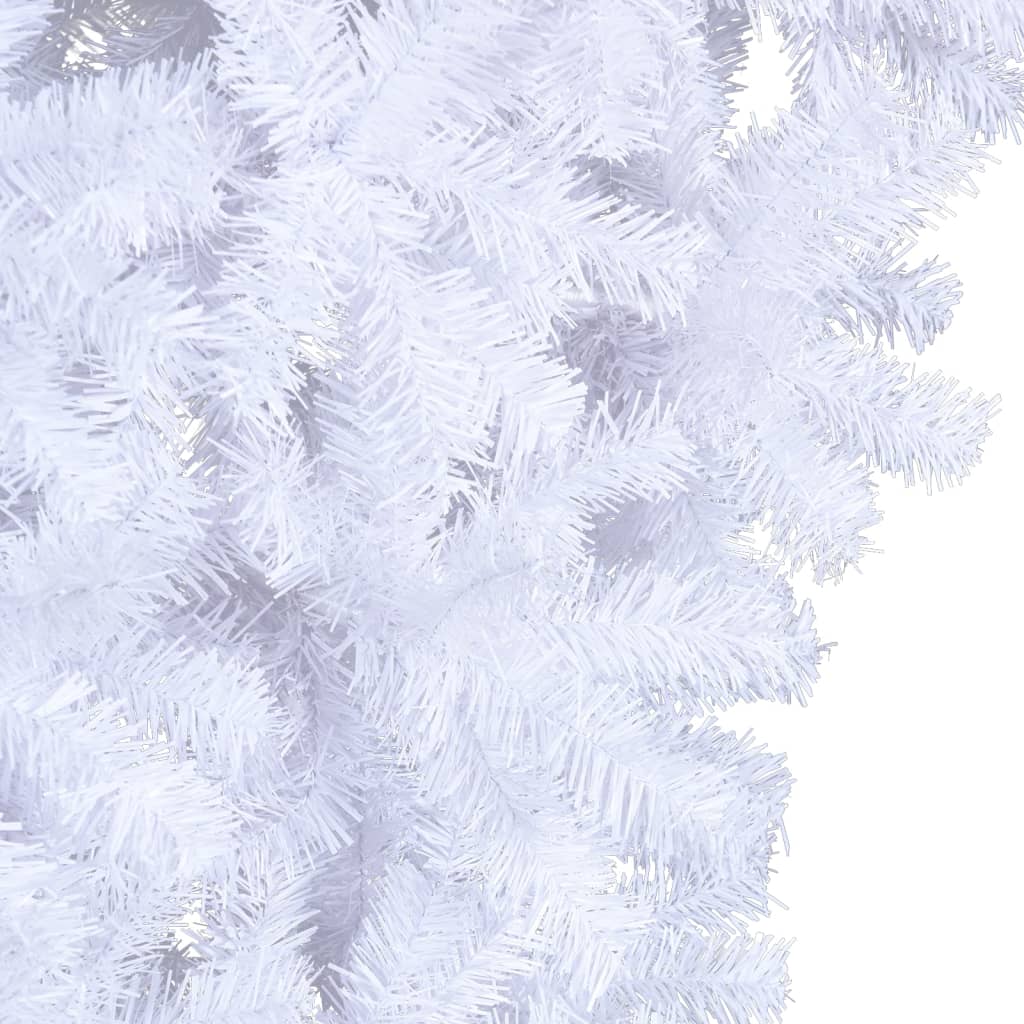 Vidaxl kunstkerstboom avec un blanc standard à 240 cm blanc