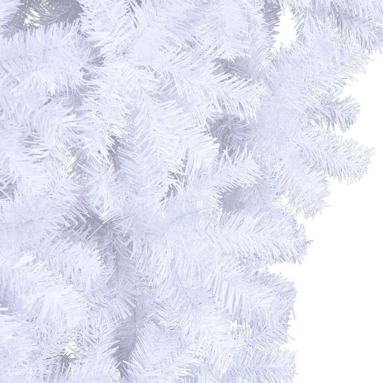 Vidaxl kunstkerstboom avec un blanc standard à 240 cm blanc