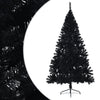 Vidaxl kunstkerstboom avec un demi-240 cm en PVC noir standard