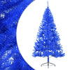 Vidaxl kunstkerstboom avec un demi-210 cm en PVC bleu standard