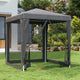 Tente de fête Vidaxl avec 4 murs latéraux en filet