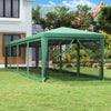 Tente de fête Vidaxl avec des parois latérales de 10 maille 3x12 m vert HDPE