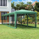Tente de fête Vidaxl avec des parois latérales de 10 maille 3x12 m vert HDPE