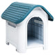 Vidaxl Dog Loft 59x75x66 cm Bleu polypropène