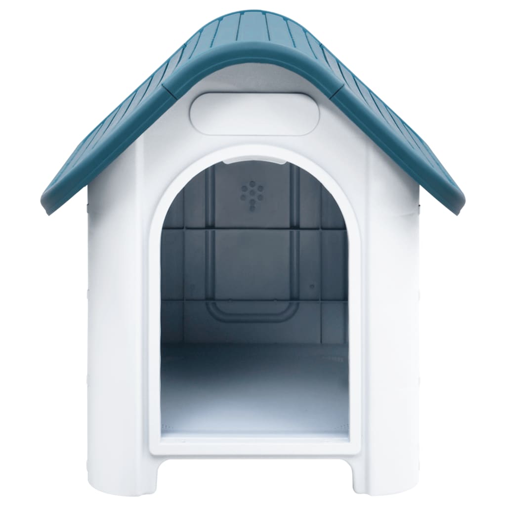 Vidaxl Dog Loft 59x75x66 cm Bleu polypropène