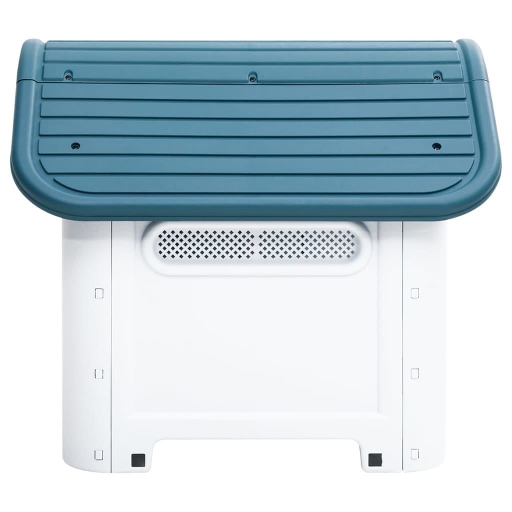 Vidaxl Dog Loft 59x75x66 cm Bleu polypropène