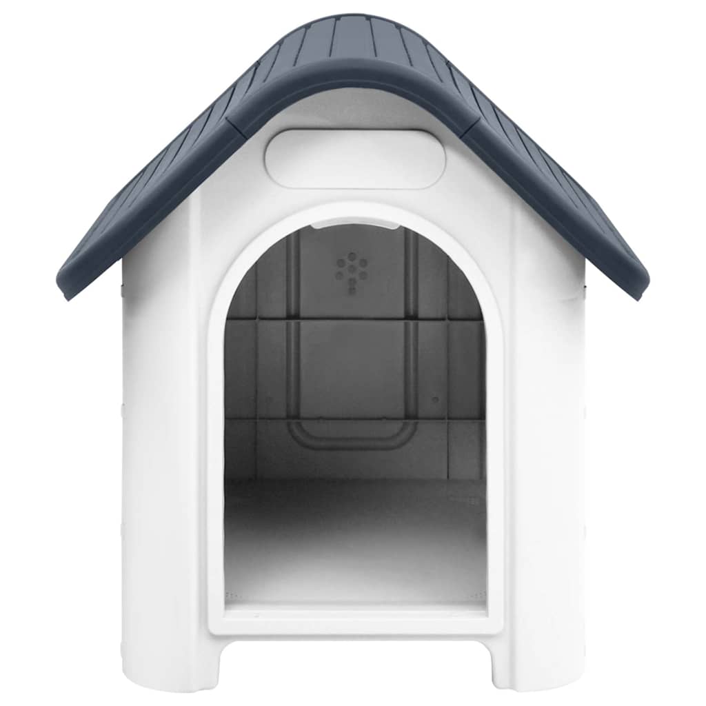 Vidaxl Dog Loft 59x75x66 cm Gray en polypropène