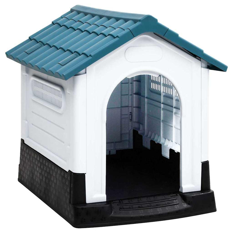 Vidaxl Dog Loft 57x68x66 cm Bleu polypropène