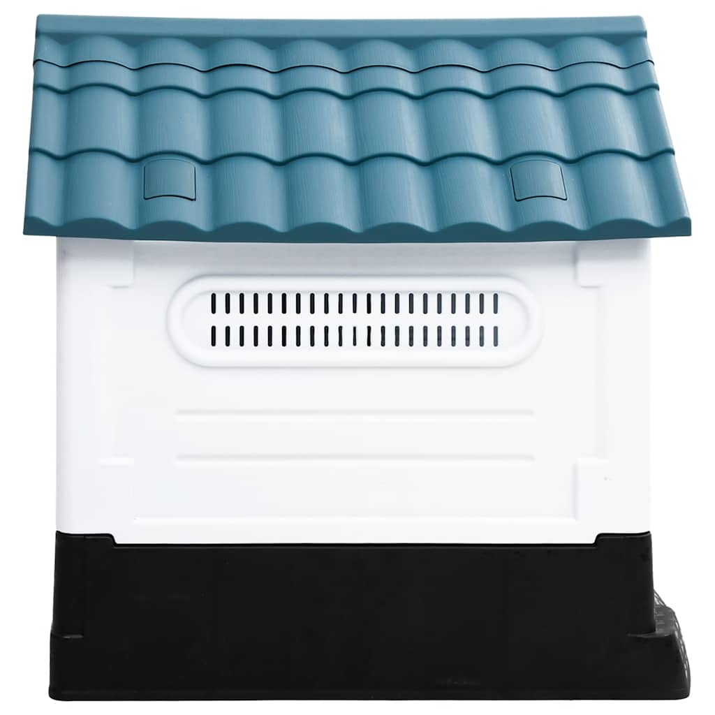 Vidaxl Dog Loft 57x68x66 cm Bleu polypropène