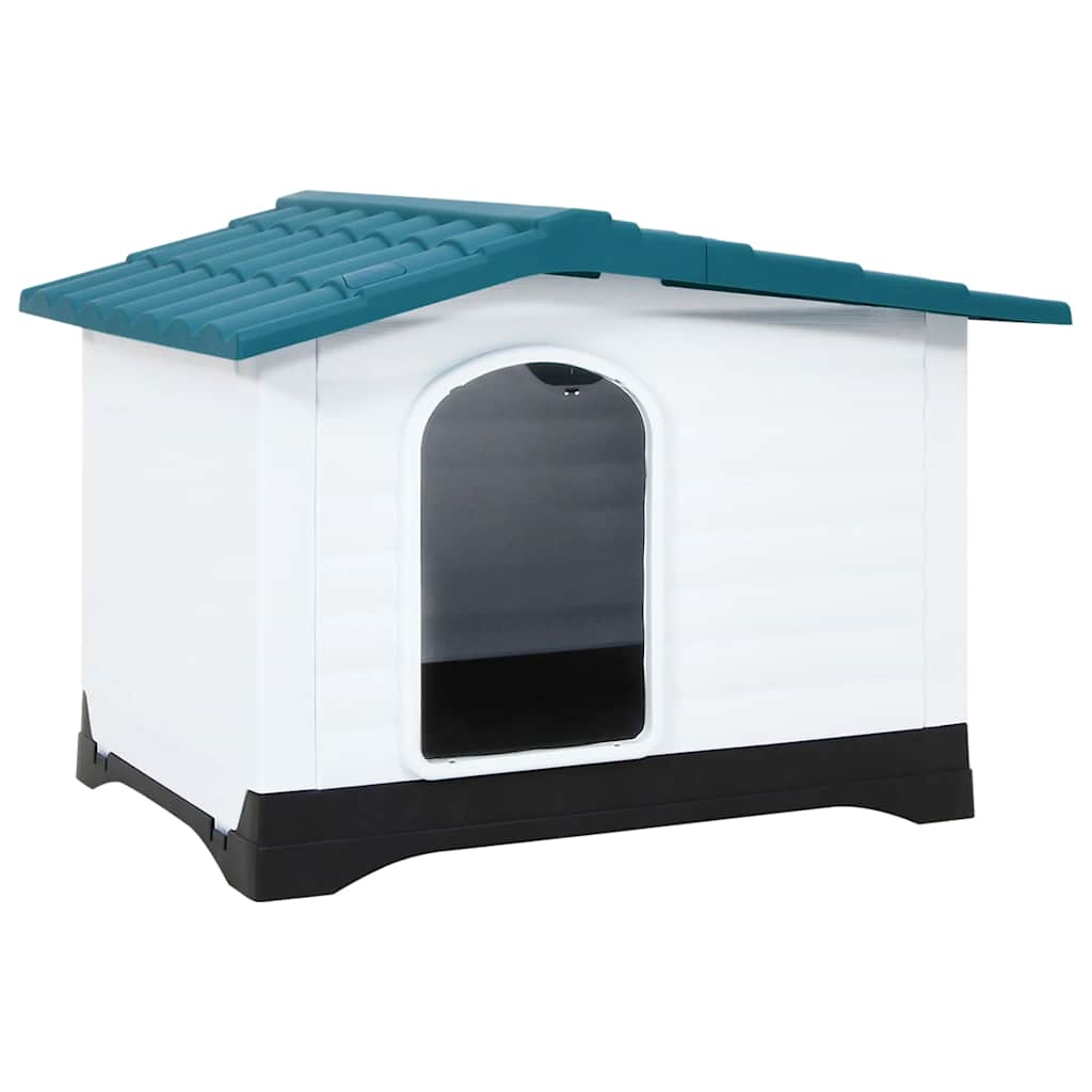 Vidaxl dog loft 90.5x68x66 cm bleu polypropène