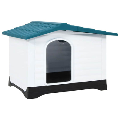 Vidaxl dog loft 90.5x68x66 cm bleu polypropène
