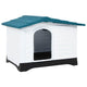 Vidaxl dog loft 90.5x68x66 cm bleu polypropène