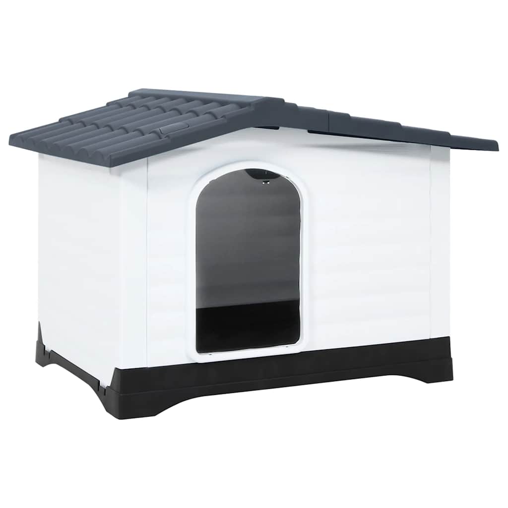 Vidaxl Dog Loft 90.5x68x66 cm Gray en polypropène