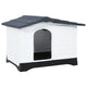 Vidaxl Dog Loft 90.5x68x66 cm Gray en polypropène