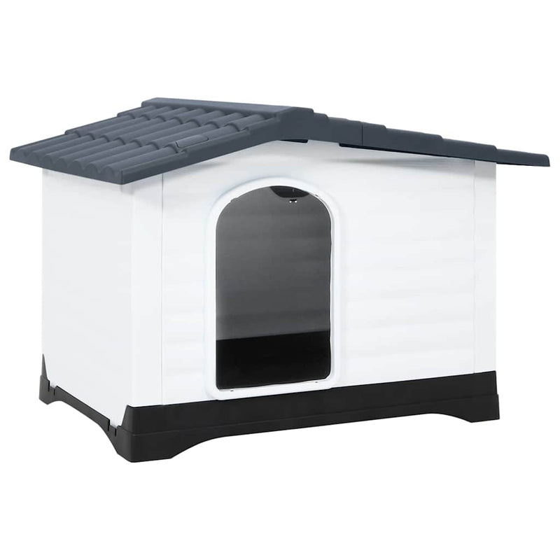 Vidaxl Dog Loft 90.5x68x66 cm Gray en polypropène