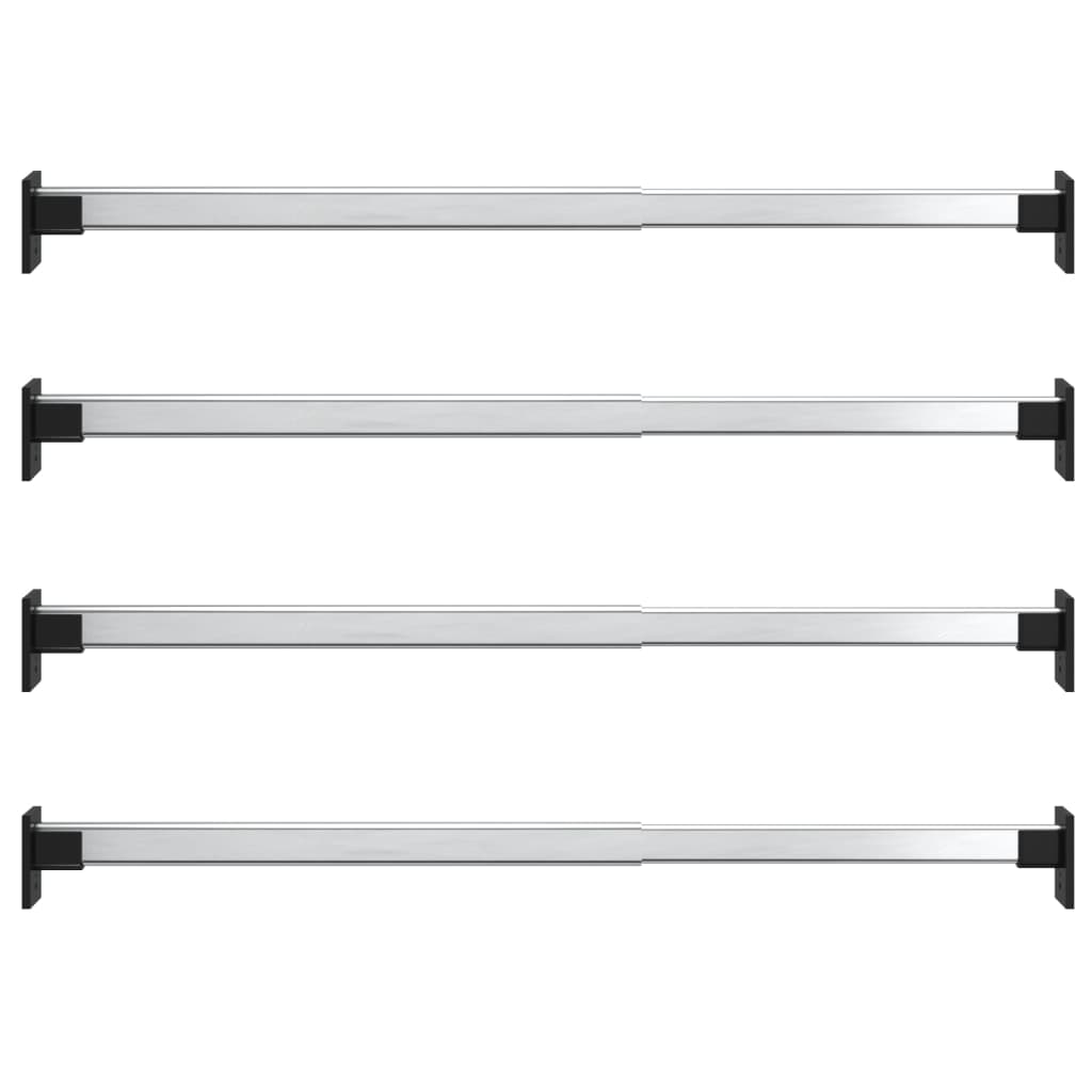 Vidaxl Vêtements TILS 4 ST TELESPOPIQUE 58-100 CM COLORÉ