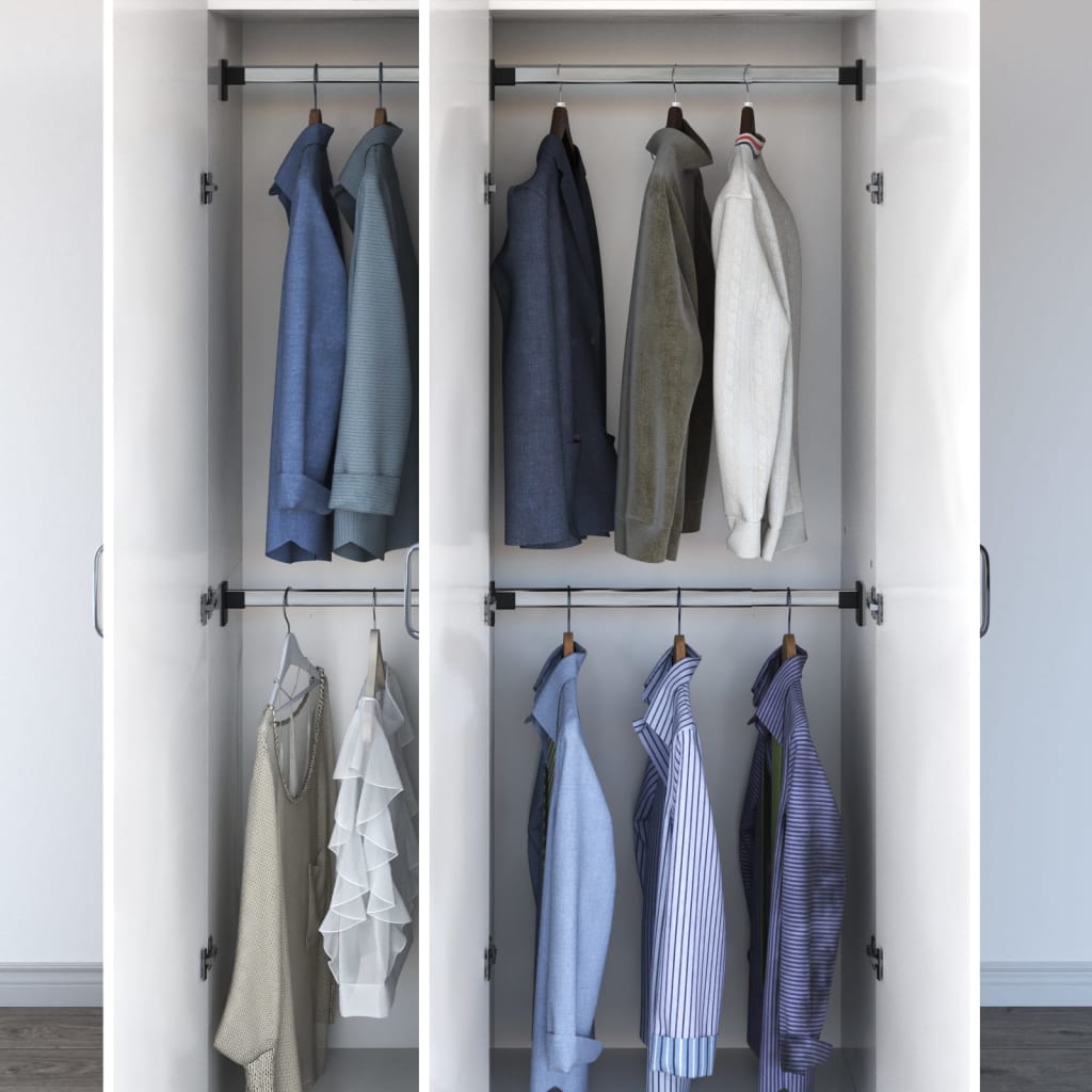 Vidaxl Vêtements TILS 4 ST TELESPOPIQUE 58-100 CM COLORÉ