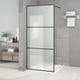 Vidaxl Walk-In Walk Murn 90x195 cm mat esg verre noir