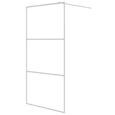 Vidaxl Walk-In Walk Murn 100x195 cm Transparent ESG Glass White