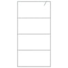 Vidaxl Walk-In Walking Wall 100x195 cm transparent ESG en verre argent coloré