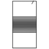Vidaxl Walk-In Walk Murn 100x195 cm Transparent ESG Verre noir