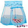 Vidaxl Children's Play Tent avec 250 balles 102x102x82 cm bleu