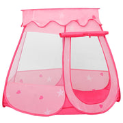 Vidaxl Children's Play Tent avec 250 balles 102x102x82 cm rose - afbeelding 2