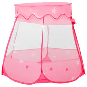 Vidaxl Children's Play Tent avec 250 balles 102x102x82 cm rose - afbeelding 3