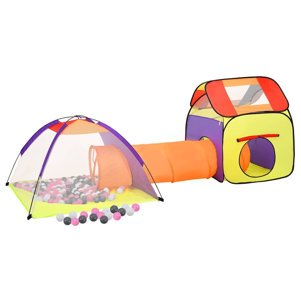 Vidaxl Children's Play Tent avec 250 balles 338x123x111 cm multiplié